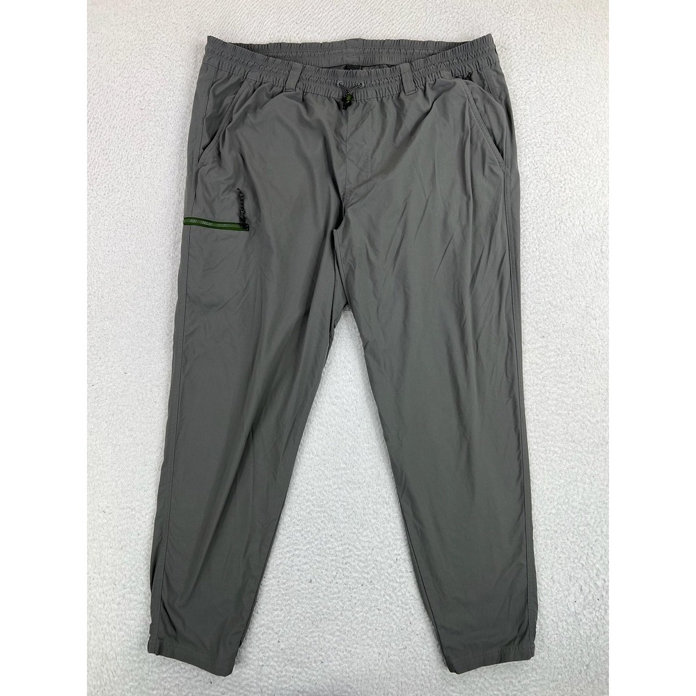 REI Co-op Pants Mens XL Gray Tailmade Joggers Nylon Elastic Waist 216365